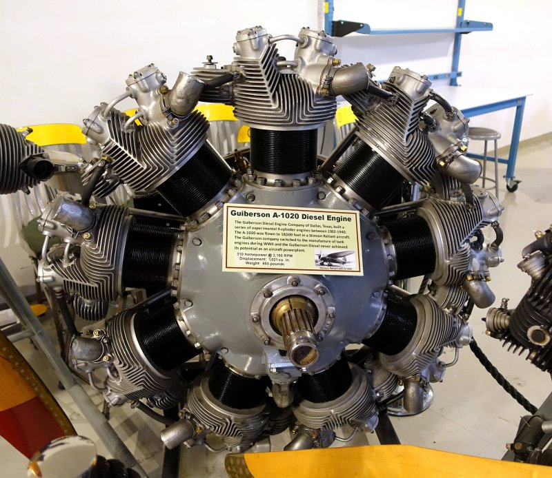 Guiberson Diesel Radial engine