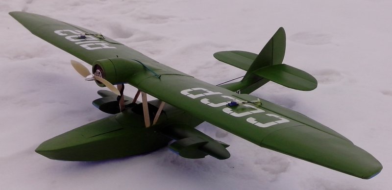Летающая лодка ш-2 из потолочки
