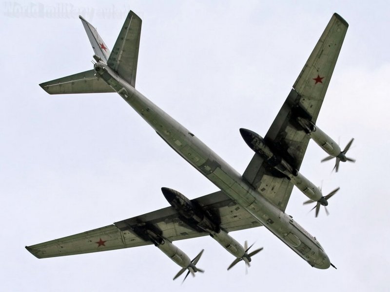 Бомбардировщик ту-95 снизу