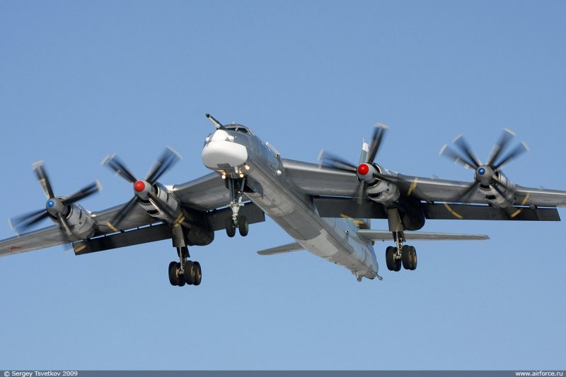 Стратегический бомбардировщик ту-95 медведь