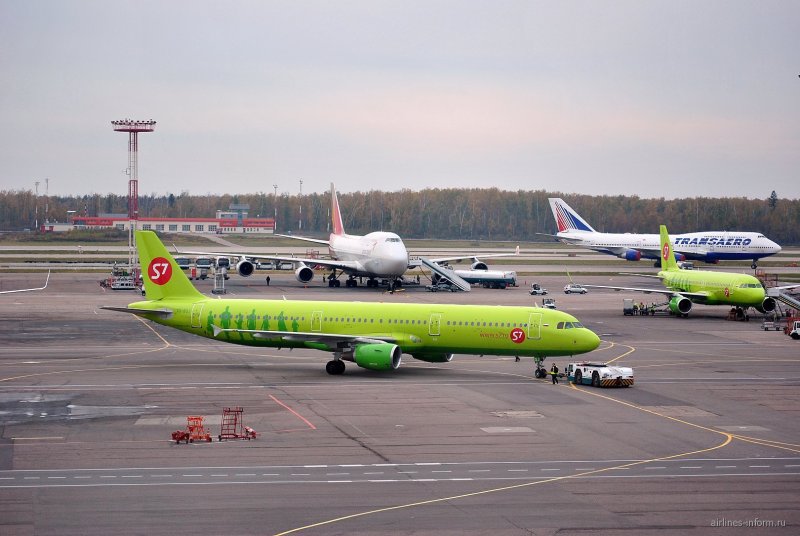 Airbus a320 s7 Домодедово