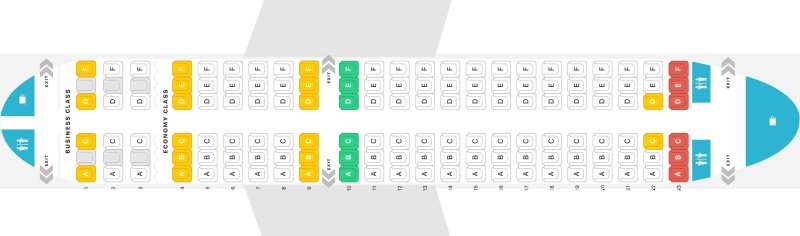 Схема самолёта Аэробус а320 Аэрофлот
