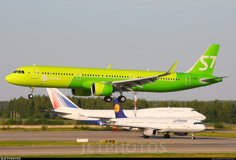 Airbus a321 s7 Домодедово
