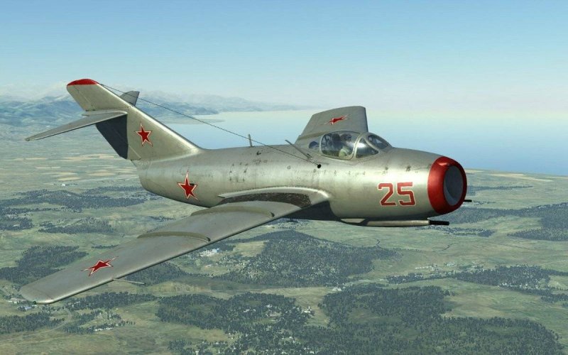 Миг-15бис реактивный самолёт