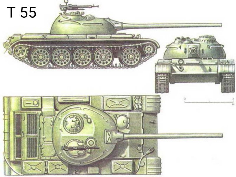 Чертежи танка т-54