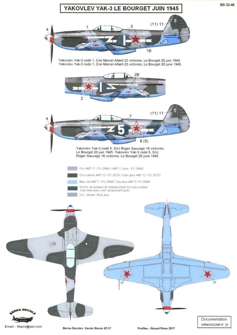Yak-3 Decals 1:32