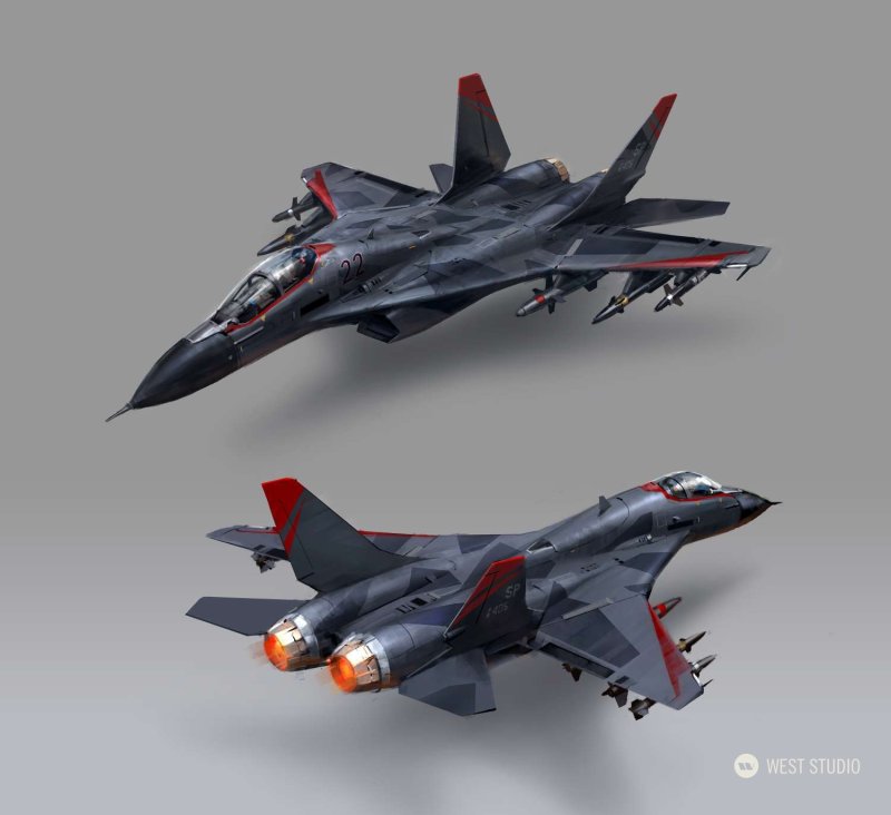 Фамтом f-4b + f-16c + Раптор f-34 + f-35 = новый истребитель