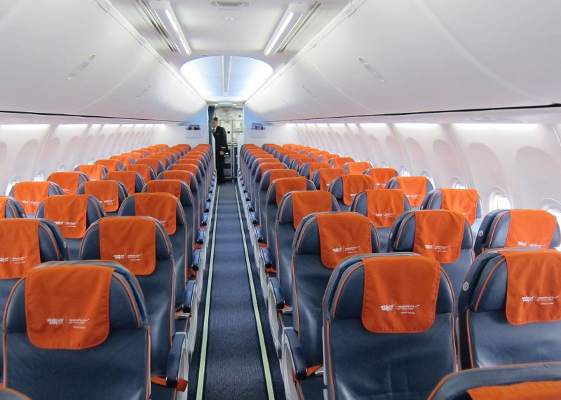 Самолёт Аэробус а320 Аэрофлот салон