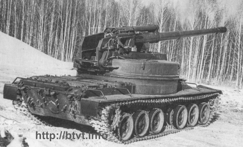 152-Мм САУ объект 327 "шайба".