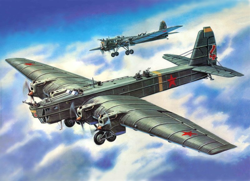 ТБ-3 бомбардировщик