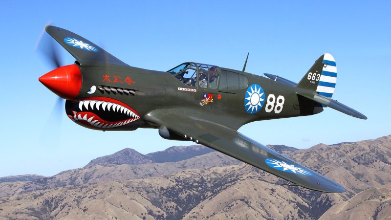 Самолет второй мировой войны p40