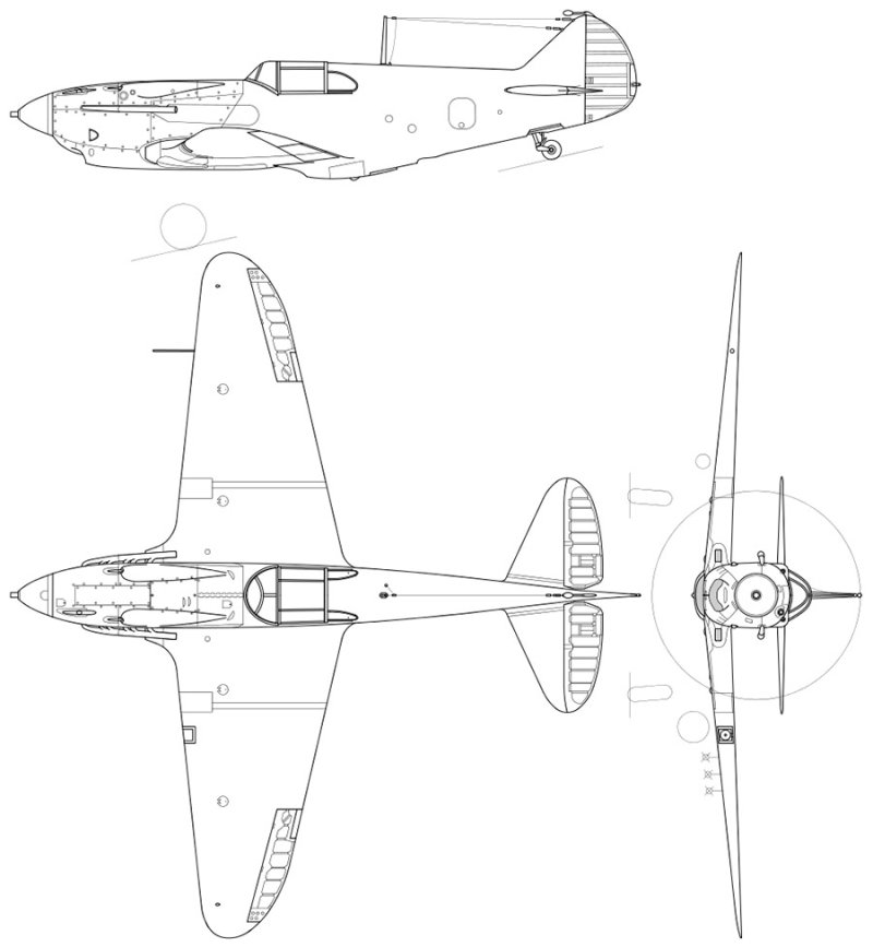 Чертежи самолета ла-5 ФН