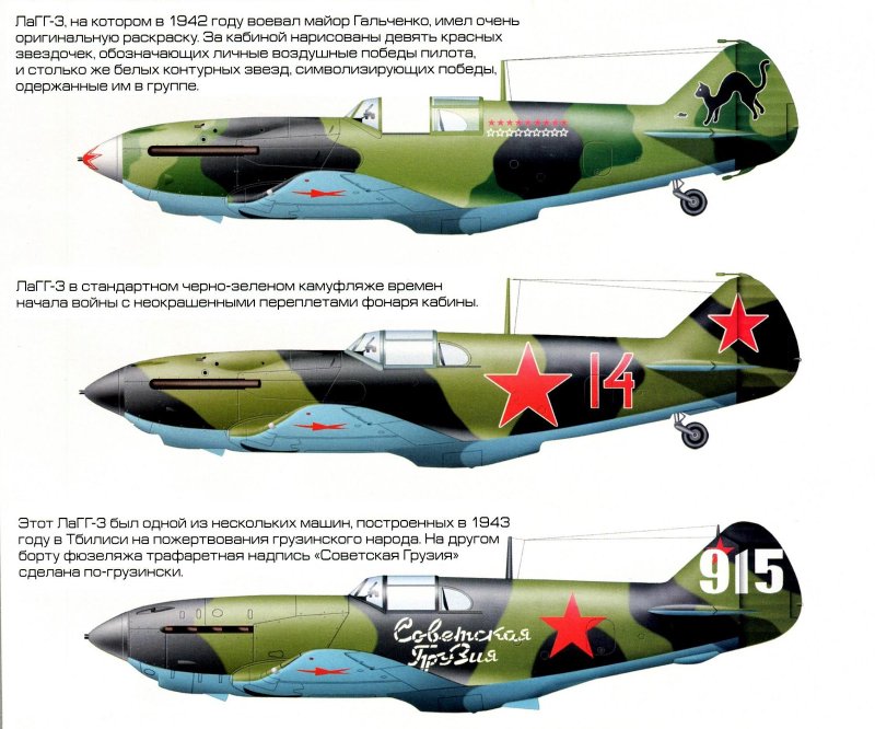 Расцветка самолета ЛАГГ-3