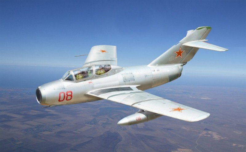 Миг-15 реактивный самолёт