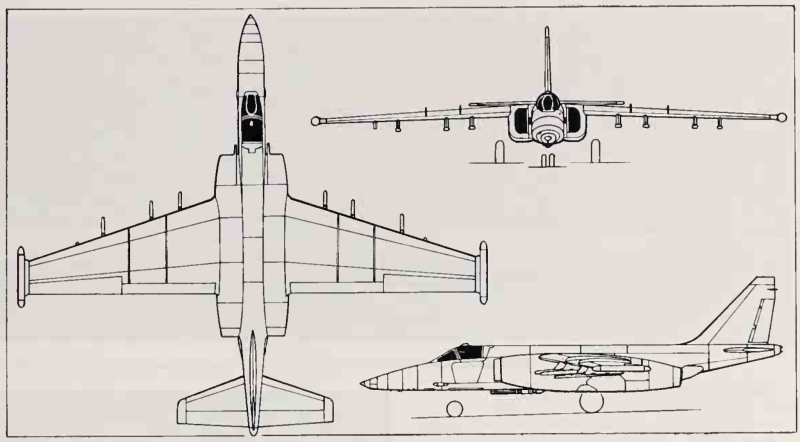 Су-25 Грач схема