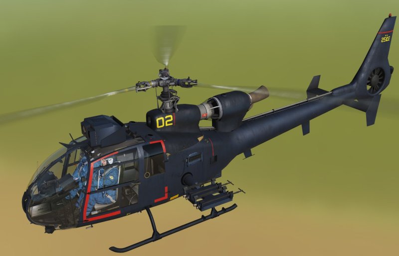 Sa 342 Gazelle Blue Thunder