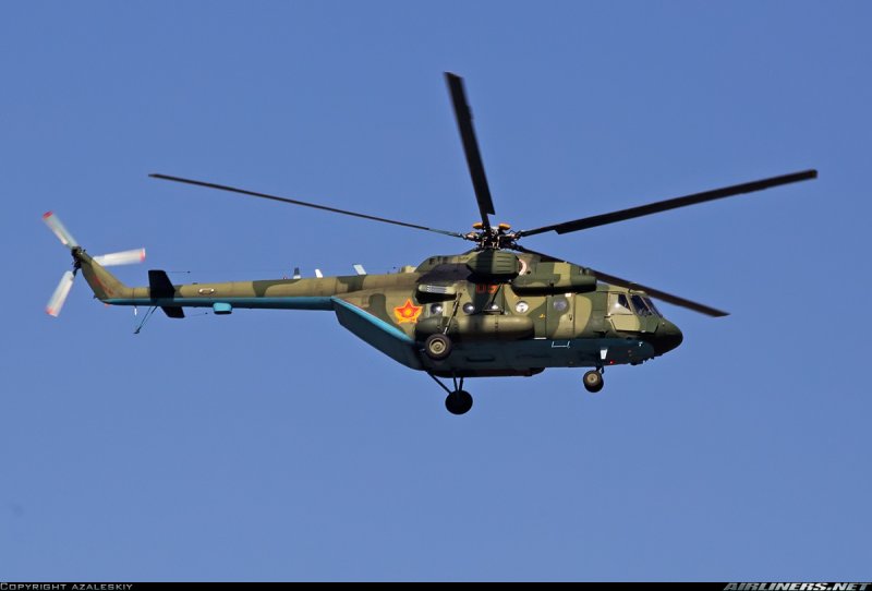Вертолёт ми-8 военный