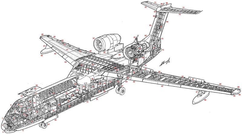 Боинг 707 самолет схема