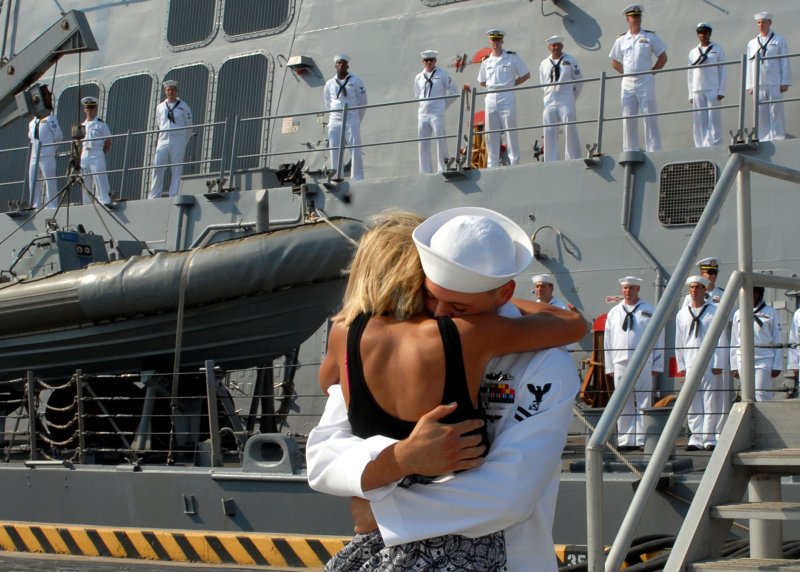 Матросы на палубе