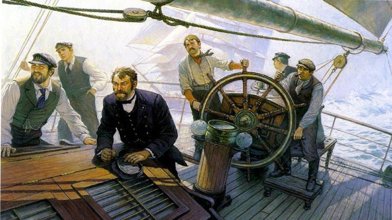 Моряки в живописи