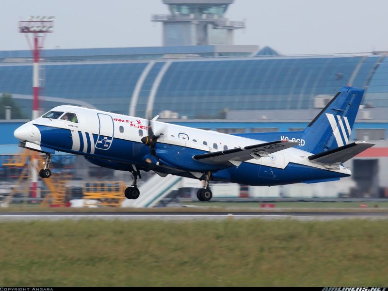 Saab 340 кабина