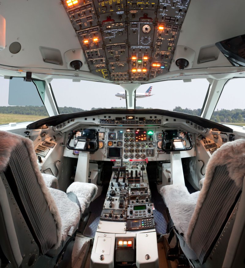 Самолёт Saab 340b салон