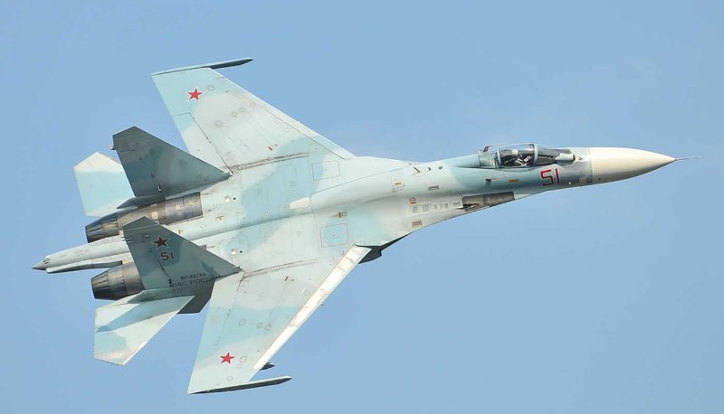 Су-27 спереди
