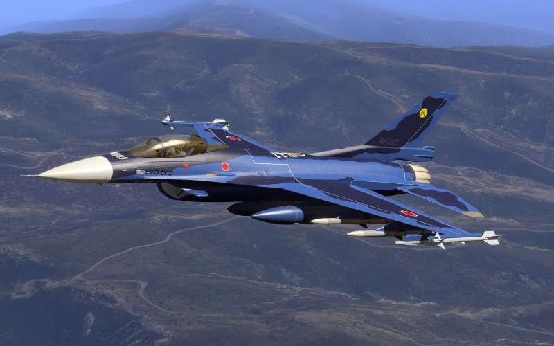Mitsubishi f-2 ВВС Японии