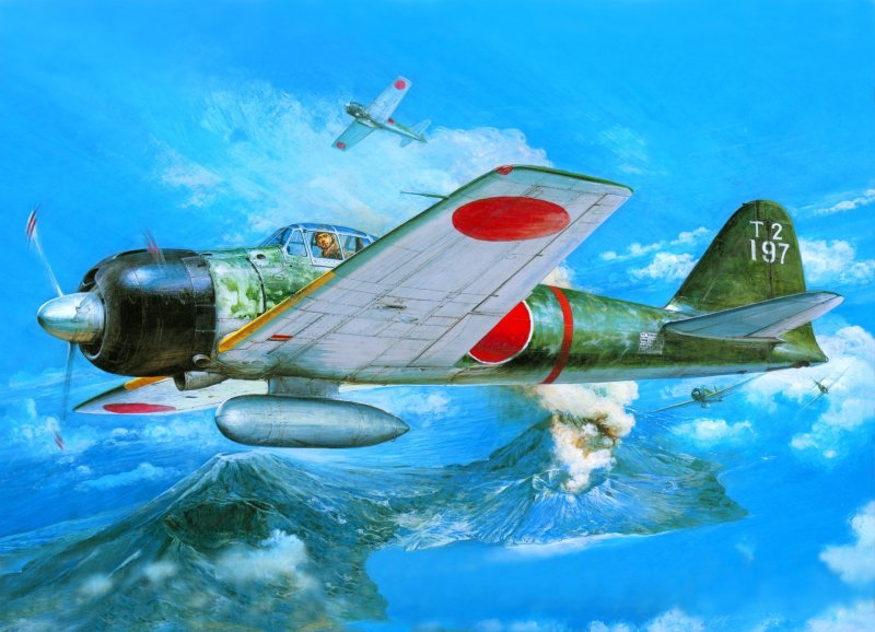 Tamiya 61016 Mitsubishi a6m2 Zero Fighter Zeke