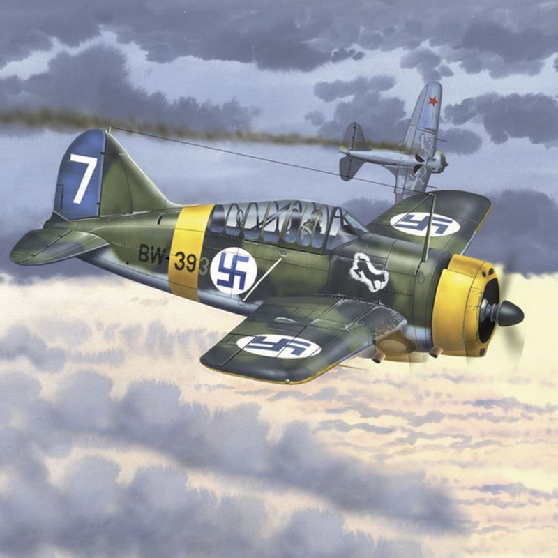 F2a Buffalo самолёт