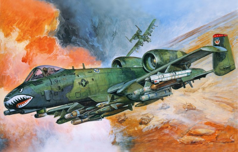 61028 1/48 Fairchild Republic a-10a "Thunderbold II"
