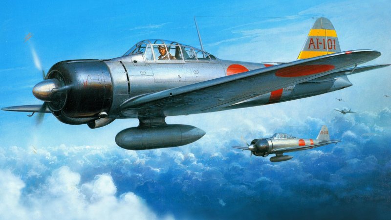 Mitsubishi a6m Zero Art