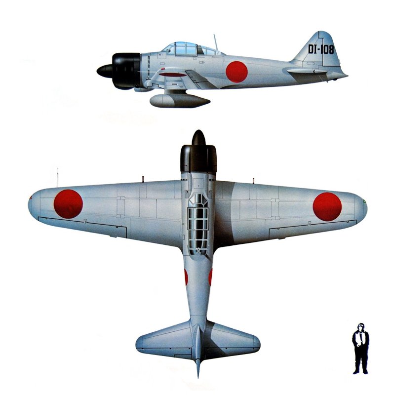 Истребитель Mitsubishi a6m