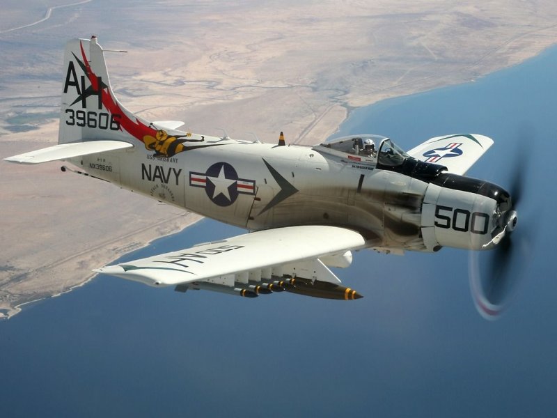 Самолет a-1 Skyraider