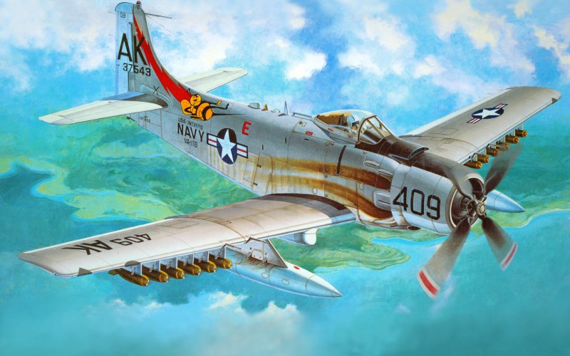 Tamiya a-1h Skyraider