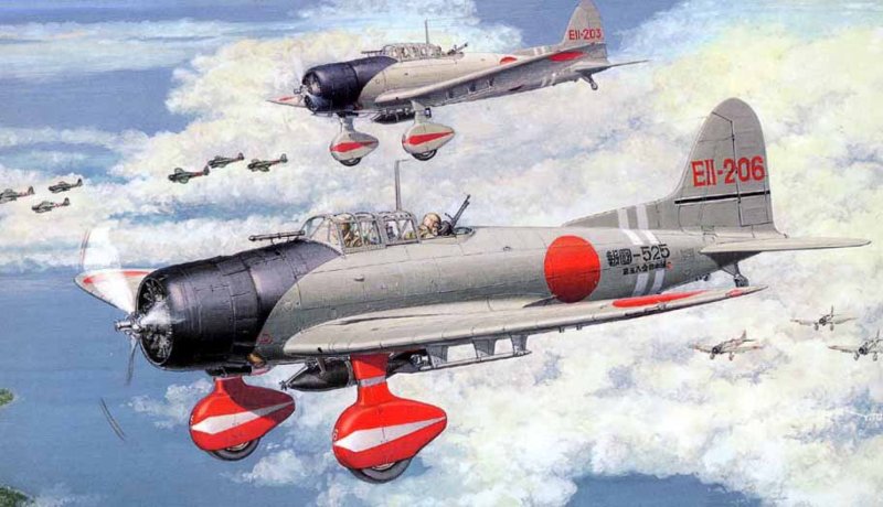Бомбардировщик Aichi d3a "Val