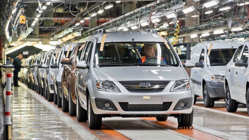 АВТОВАЗ конвейер Lada