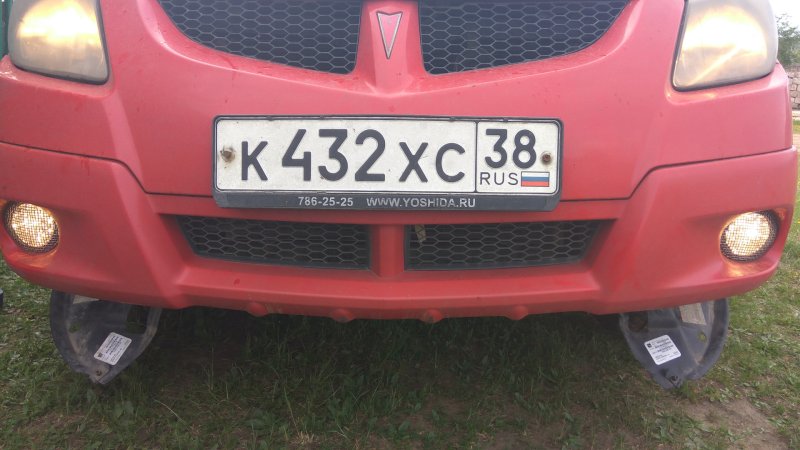 Замена туманок Понтиак Вайб