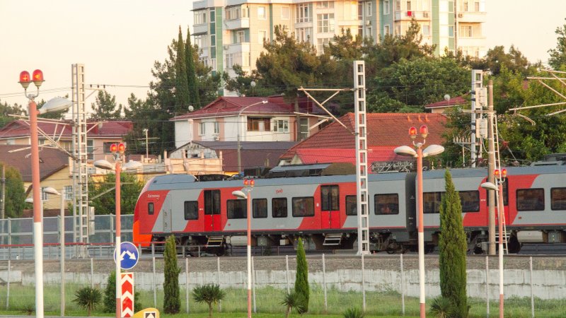 Абхазия электричка Ласточка