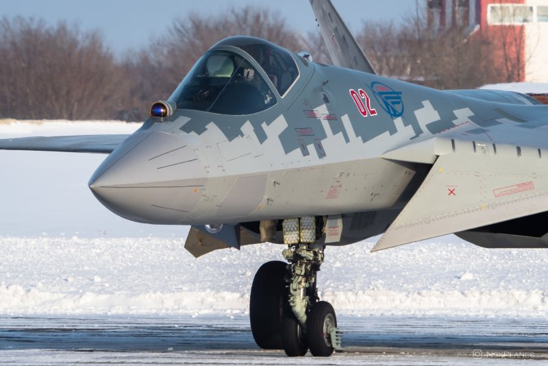 Су-57 реактивный самолёт