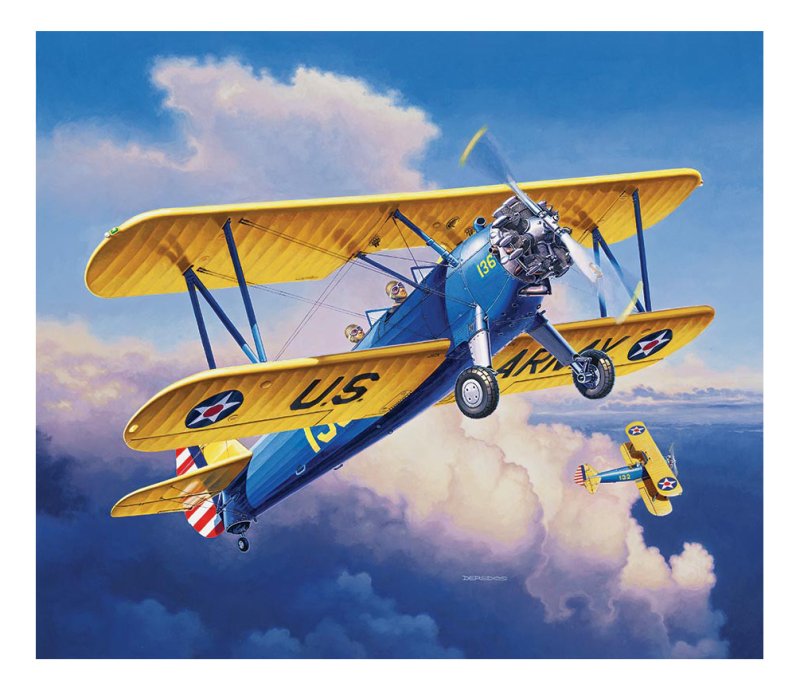 Stearman pt-17 модель