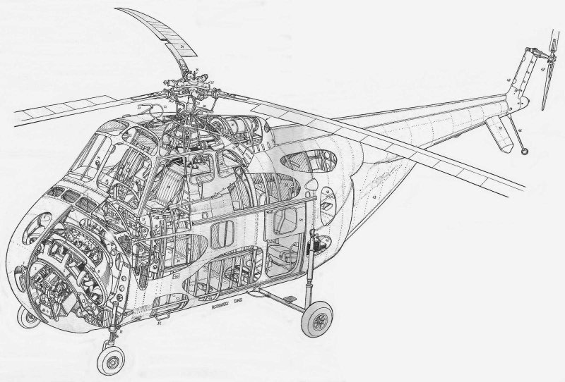 Вертолёты Сикорского h-19