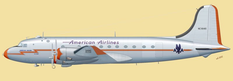 Самолет dc4 American Airlines