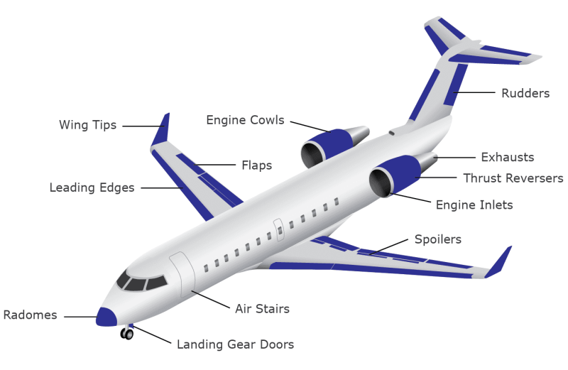 Canadair CRJ 200 схема салона