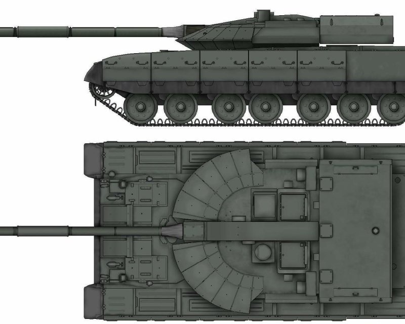 Танк т-95 черный Орел