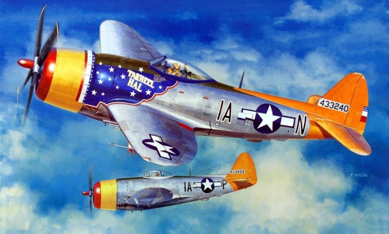 Самолет Тандерболт p-47