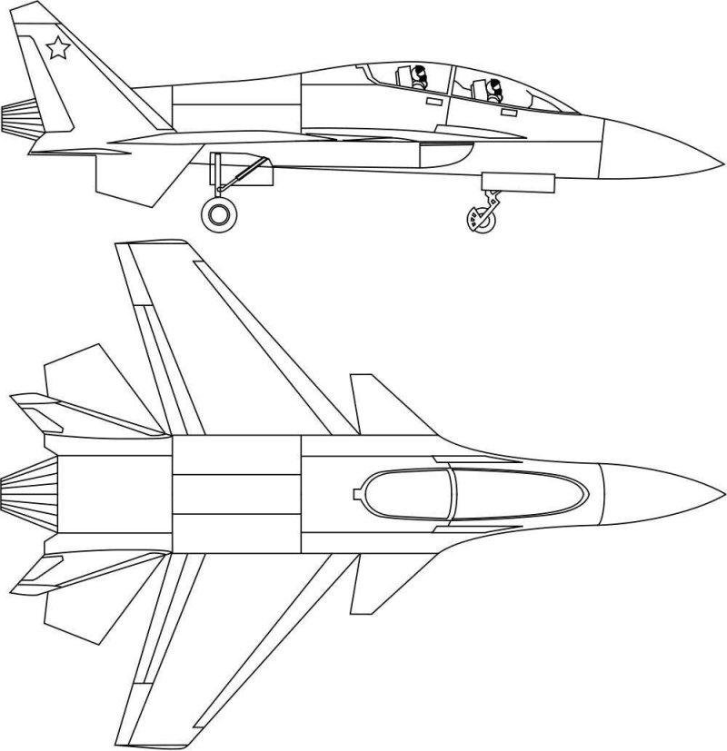 Су-54 самолет