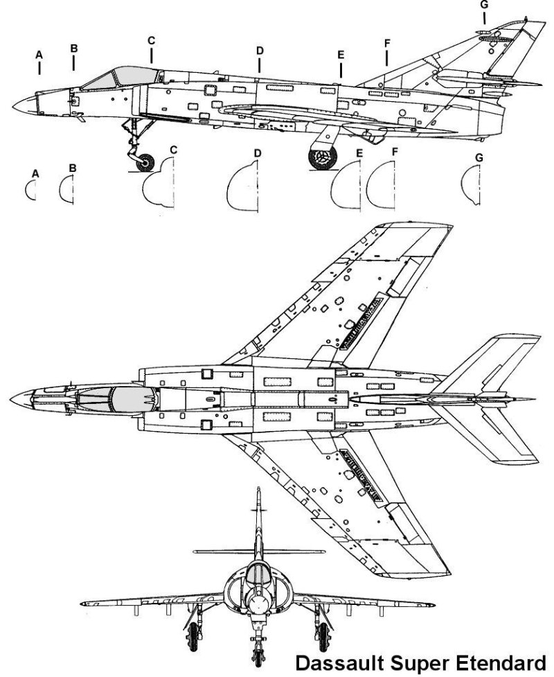 Dassault "super Etendard", истребитель