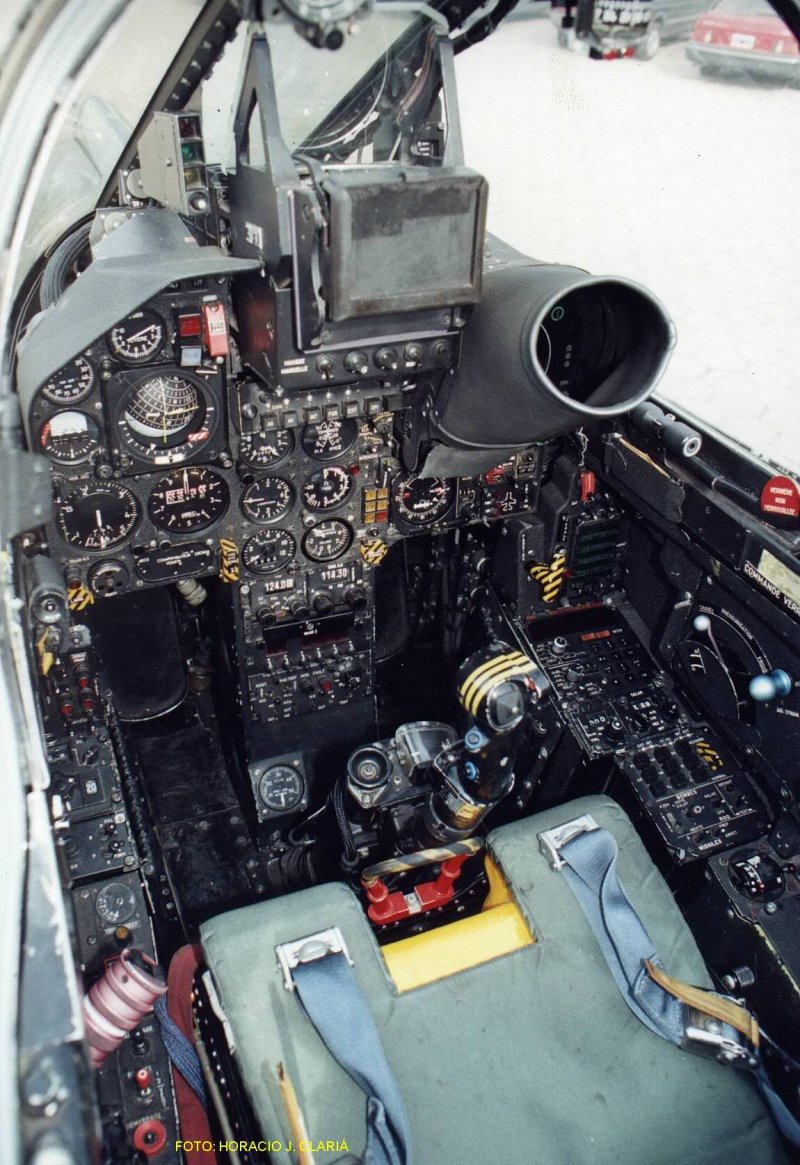 Super Étendard кабина