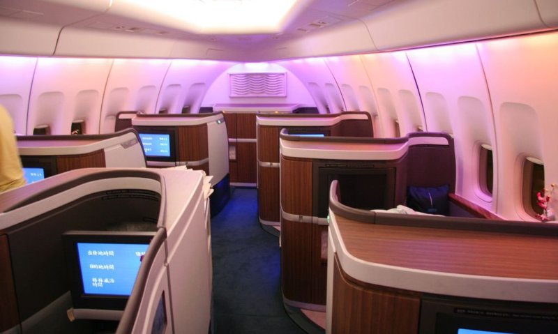 Boeing 747 Cathay Pacific first class